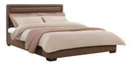 A60 - Moderná čalúnená kožená posteľ na mieru