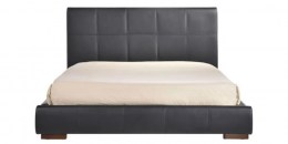 Moderná čalúnená kožená posteľ A57
