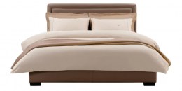 Moderná čalúnená kožená posteľ A60