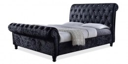 C24 - Luxusná čalúnená posteľ v štýle Swarovski na mieru