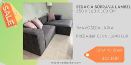 Lambel - rohová sedačka - výpredaj