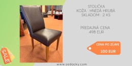 Kožená stolička - výpredaj