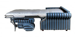 Rozkladacia sedačka Tremp rozložená - mechanizmus
